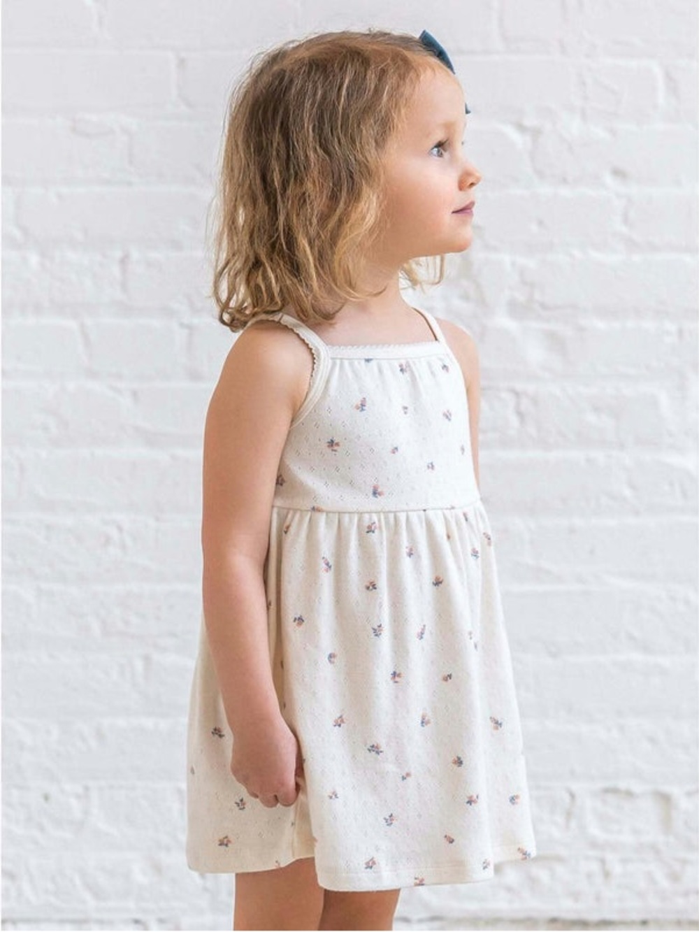 Colored Organics Belle Pointelle Cotton Dress
